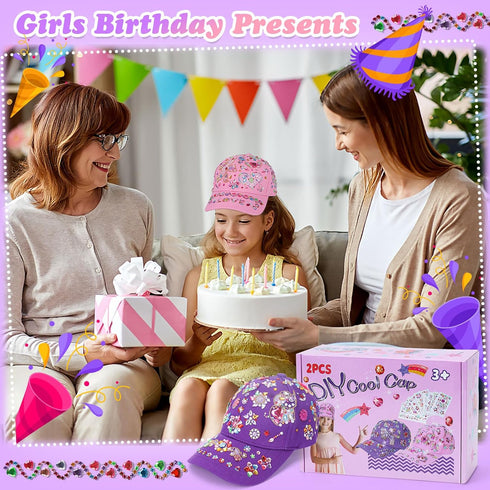 Toys for Girls- Crafts for Kids 6-8-10-7 Year Old Girl Gifts Cap Toys